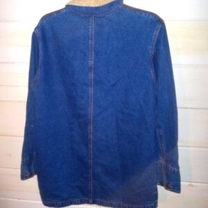 Women's large denim outbrook chore jacket